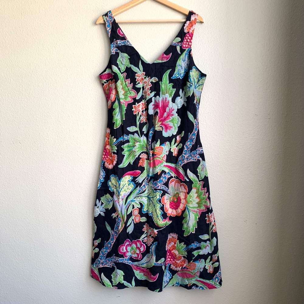 Ralph Lauren Linen Midi Dress